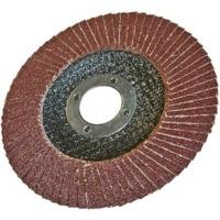 Silverline Aluminium Oxide Flap Disc 100mm 40 Grit