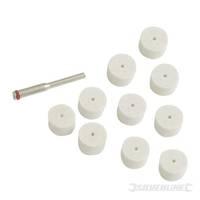 Silverline Rotary Tool Felt Polishing Point Set 11pce 13mm Dia