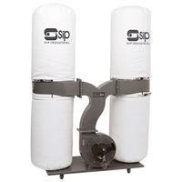 sip sip 3hp double bag dust collector 230v