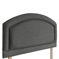 Sienna Upholstered Headboard - Small Double - Granite