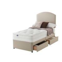 silentnight 1200 pocket luxury single divan 2 drawer bed set