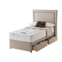 silentnight miracoil mattress single 2 drawer divan bed