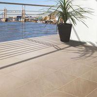 silver grey mode porcelain paving slab l600 w600mm pack of 60