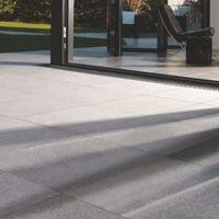 Silver Grey Natural Granite Paving Slab (L)300mm (W)300mm 7.2 m²