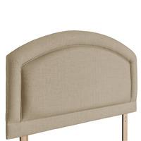 Sienna Upholstered Headboard - Small Double - Sand