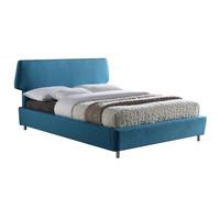 Sienna Fabric Bed - Teal Blue - King