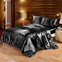 Silk-like Bedding Set Well-made Soft Silky Smooth Duvet Cover & Pillowcase Sets Nice Home Textiles