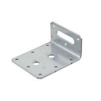 silver effect steel wood to concrete bracket