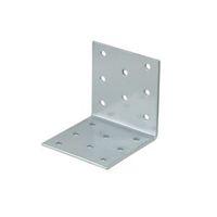 Silver Effect Steel Perforated Bracket