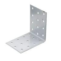 Silver Effect Steel Perforated Bracket