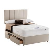 Silentnight Geltex Affinity 1000 Pocket Divan Set Single 2 Drawer No Headboard