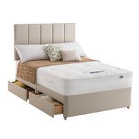 Silentnight Geltex Affinity 1350 Pocket Divan Set Double No Drawer No Headboard