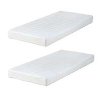 silentnight comfortable foam mattress x 2