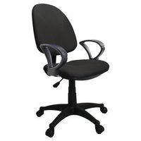 SINGLE LEVER OPERATORS CHAIR IN BLACK WITH ARMS