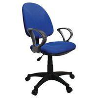 SINGLE LEVER OPERATORS CHAIR IN BLUE WITH ARMS