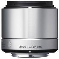 Sigma 60mm f2.8 DN Lens - Micro Four Thirds Fit - Silver
