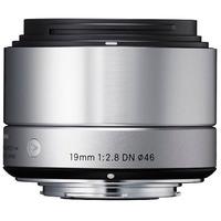 Sigma 19mm f2.8 DN Lens - Micro Four Thirds Fit - Silver