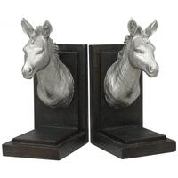 Silver Horse Bookend (Pair) (Set of 3)