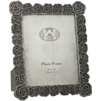 Silver Roses Photo Frame