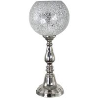 silver sparkle mosaic regency globe lamp