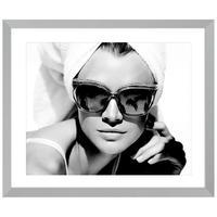 silver colour frame print monte carlo gaby fling