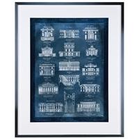 Silver Colour Frame Print Maisons A Paris