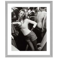 Silver Colour Frame Print Kate Moss