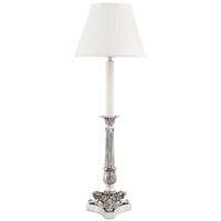 Silver Pleated Table Lamp Perignon