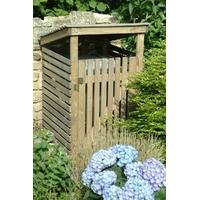 Single Wooden Wheelie Bin Storage