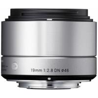 sigma 19mm f28 dn micro four thirds silver