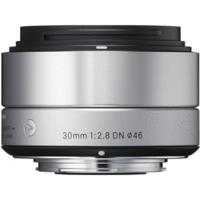 sigma 30mm f28 dn micro four thirds silver