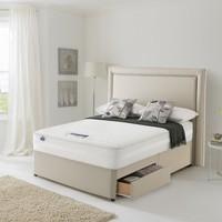 Silentnight Comfort Pocket 1200 Memory Divan, PT Divan, Super King, 2+2 Conti in Slate Grey