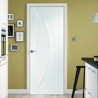 Simpli Door Set, Salerno Flush Door - Primed