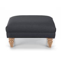 Siena Footstool Charcoal Latte