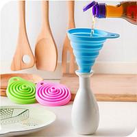 silicone liquid dispensing funnel random color