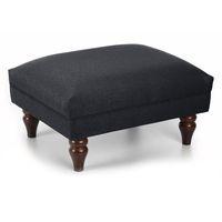 siena footstool charcoal