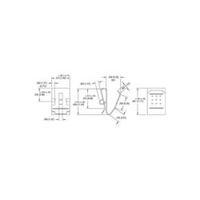 Single contact 1 AA, A, CR2, CR123 Push-fit (W x H) 7.92 mm x 12.09 mm Keystone 209