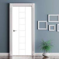 Simpli Door Set, Messina Flush Door - Primed