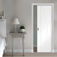 Single Pocket Verona Primed Flush Door