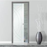 Single Pocket Treviso Primed Flush Door