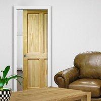 Single Pocket Victorian 4 Panel Pine Door