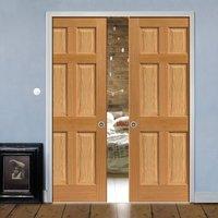 Simply Oak Grizedalel Double Pocket Doors