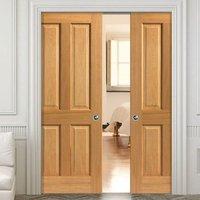 Simply Oak Sherwood Double Pocket Doors