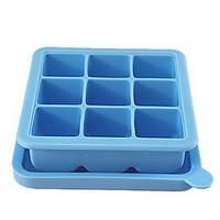 Silicone Baby Frozen Box Storage Preservation Ice lattice Sealed With A Cover Food Compartment