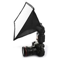Sidande 20 30cm Portable Photography Mini Flash Diffuser Softbox Kit for Canon / Nikon / Samsung DSLR