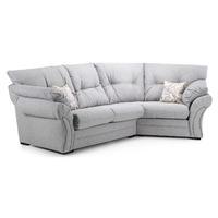 sinclair fabric corner sofa lisbon silver right hand