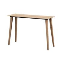 Sienna Console Table In Oak With Steel Frame
