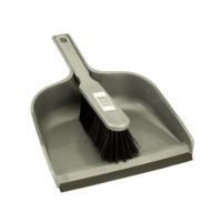 Silver Soft Fill Dustpan And Brush Set