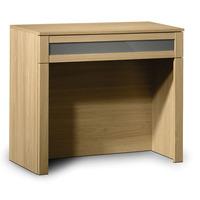 Simo Light Oak Finish Dressing Table With 1 Drawer