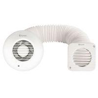 simply silent shower fan complete 100mm